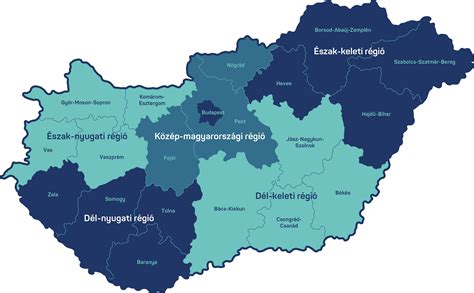 Térkép az Egri Földhivatal illetékességi területéről