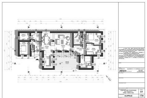modern apartmanház alaprajz