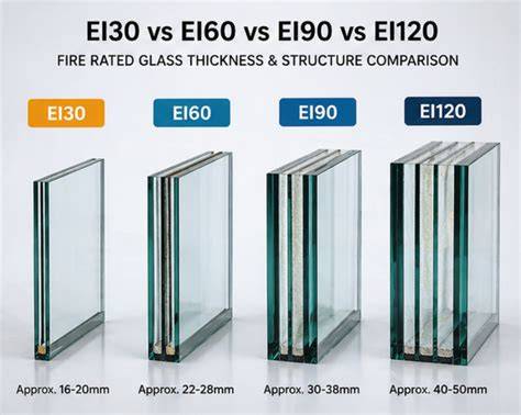 Infografika: EI60 vs EI90 tűzállósági szintek összehasonlítása
