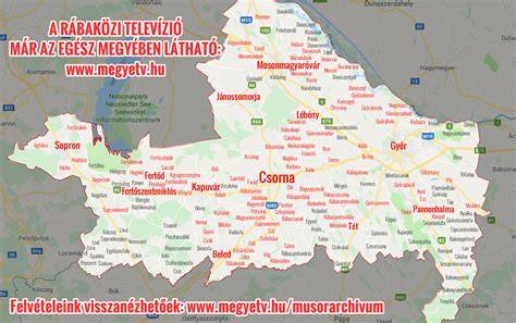 Mapa: Magyarországi domain-ek lefedettsége és témakörök szerinti megoszlás
