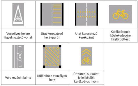 Infografika: Sárga vonalak szerepe a közúti biztonságban
