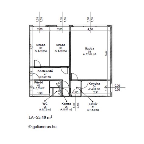 Budapesti panellakások alaprajzai