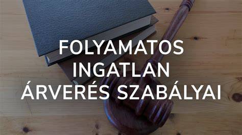 Árverési regisztráció folyamata és előleg átutalása