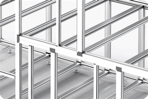 Fém profilokból álló vázszerkezet