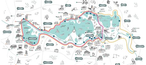 Térkép Balatonfenyvesről és a környék látnivalóiról
