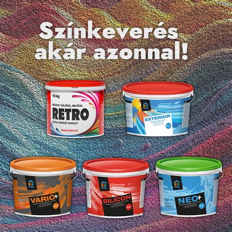 színkártya homlokzatfesték