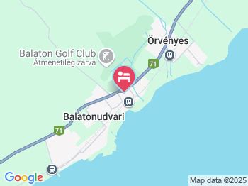 Térkép Balatonudvari ingatlanokkal a parton