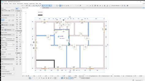 Archicad alaprajz és 3D nézet összehasonlítása