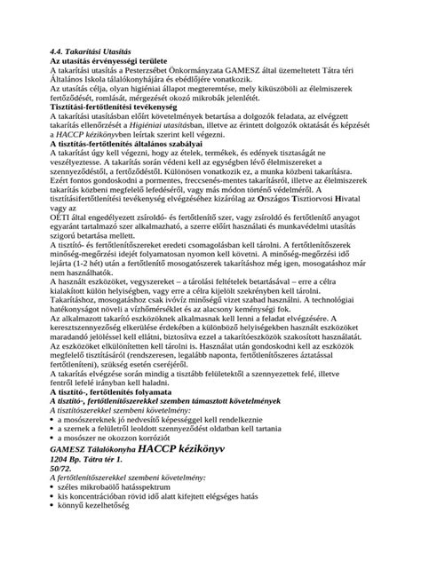 Takarítási sorrend felülről lefelé