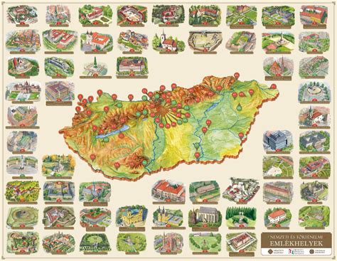 Erdőterület térképe Magyarországon