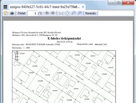 Térképmásolat minta