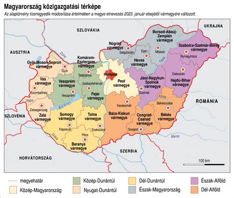 A magyar felsőoktatási intézmények elhelyezkedését mutató térkép