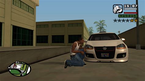 GTA San Andreas autó kerekek motorkerékpáron