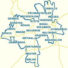 Pécs városrészei