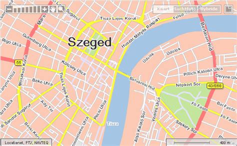 Szeged Sziksós térképe