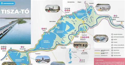Térkép a Tisza-tó környékéről