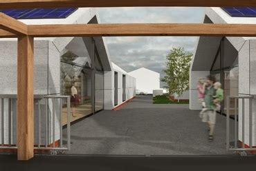 Látványterv a belső udvarról