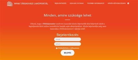 Közös képviselet és társasházkezelés online felülete