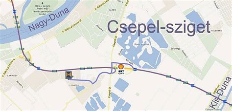 Csepel térkép