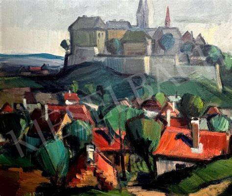 Veszprém - régies várkert látképe