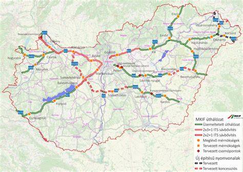 Infrastruktúra és elhelyezkedés - térkép