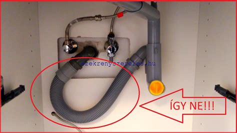 A szifon bekötése a zuhanytálcába