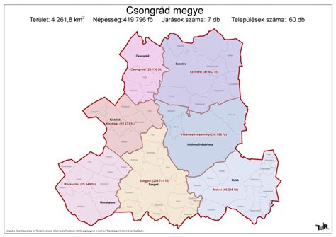 Térkép Csongrád megye ingatlanpiacáról