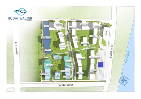 Illusztráció a Budai Walzer lakónegyedről