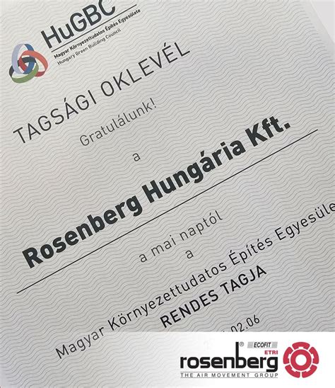 Logó Rosenberg Hungária Kft.