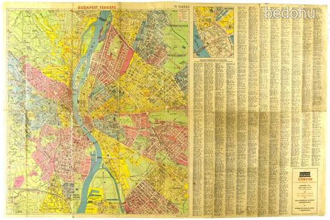 Budapest agglomerációjának térképe