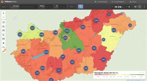 Hóterhelés térkép Magyarországon