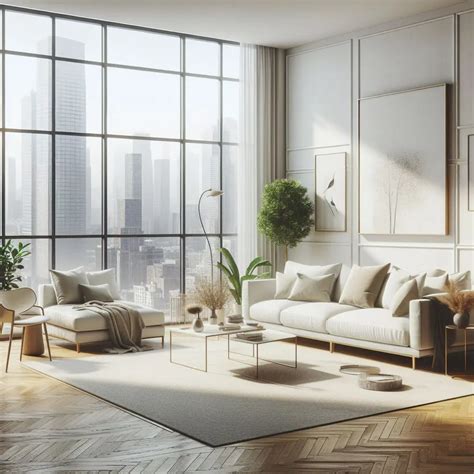 Retro és minimalista stílusú enteriőr