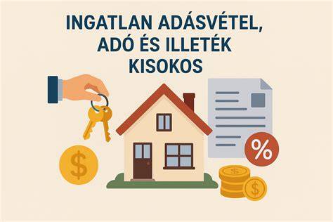 Infografika: SZJA és illeték alap számítása ingatlanértékesítésnél