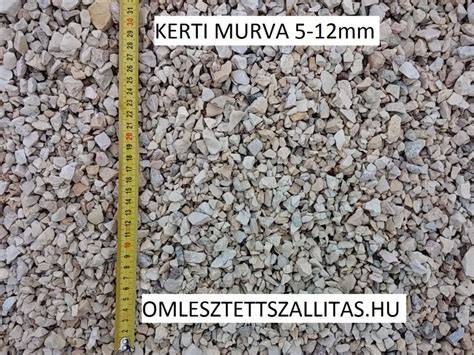 Fehér murva 12-20 és kisebb murvatípusok a kertben