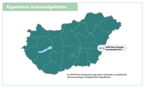 Térkép a szolgáltatási területről