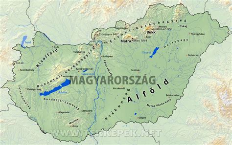 Magyarország térképe tűzoltóállomások jelölésével