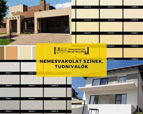 Homlokzati tervek és stílusok