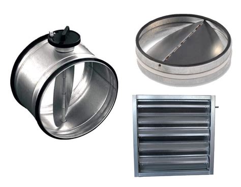 Szellőzőrendszer elemei