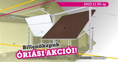 Novoferm billenő garázskapu belső