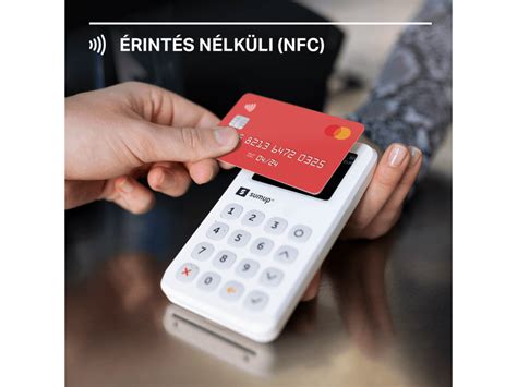 Bankkártyás és NFC fizetési terminál