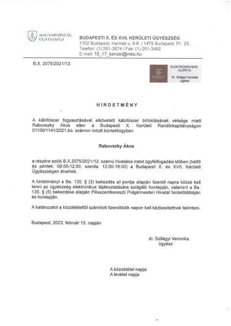Hirdetmények elérése - honlapi útmutató képernyőképe