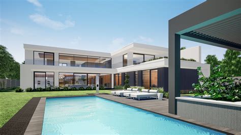 Modern családi ház medencével Phoenixben