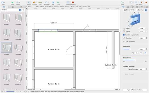 Grafikus alaprajz készítő szoftver