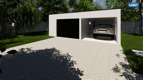 Garázs bejáró kialakítása