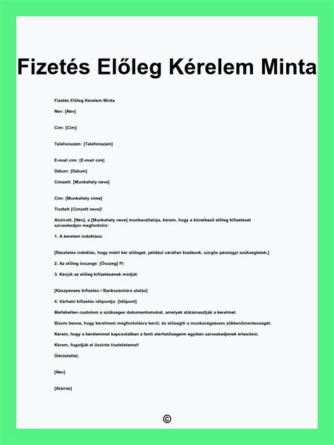 Előleg befizetésének folyamata