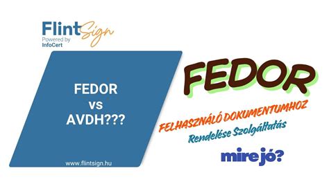 FEDOR és AVDH karbantartási időablakok infographic