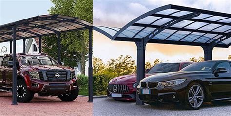 Polikarbonát garázs szerkezete