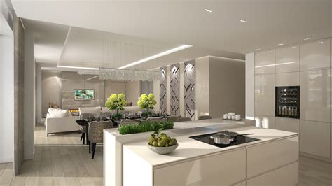 Luxus lakás belső enteriőr