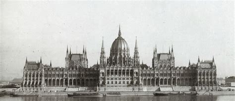 Steindl Imre tervei alapján épülő Országház látványterve