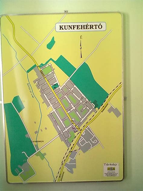 Térkép Kunfehértó és környékéről